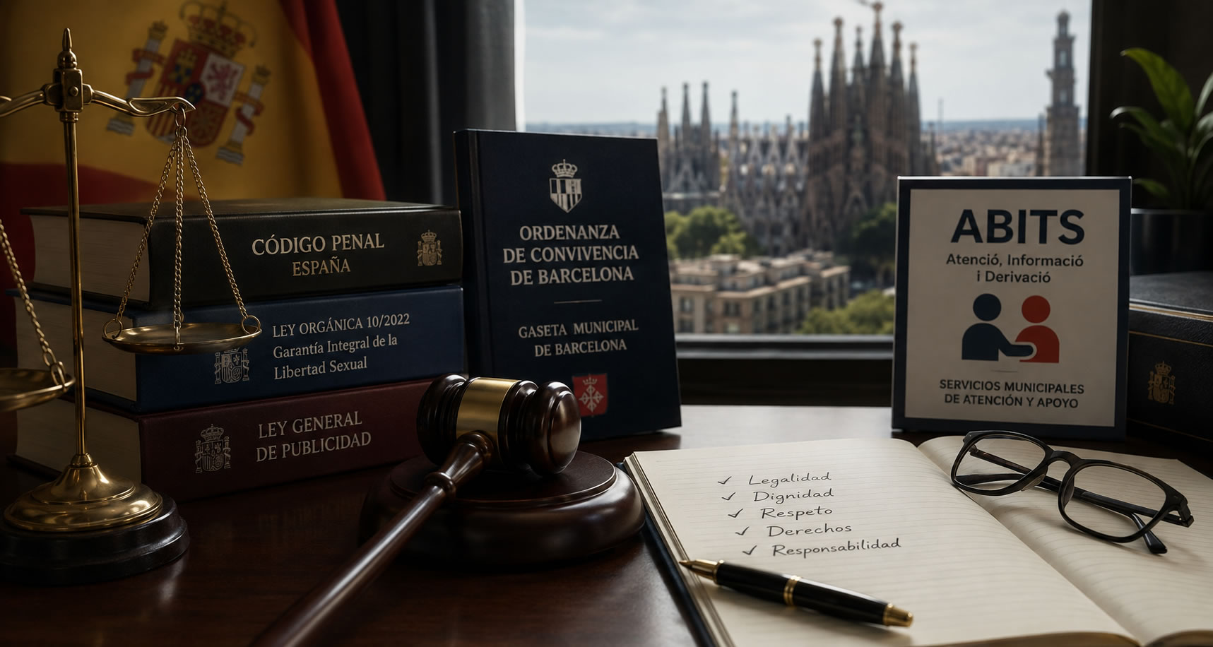 Redactionele weergave van het in Barcelona geldende wettelijke kader